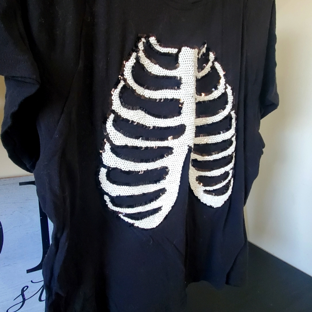 Wildfox White Label Skeleton Tee - Picture 2 of 4
